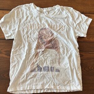 Abercrombie & Fitch White Graphic Britney Spears T-Shirt